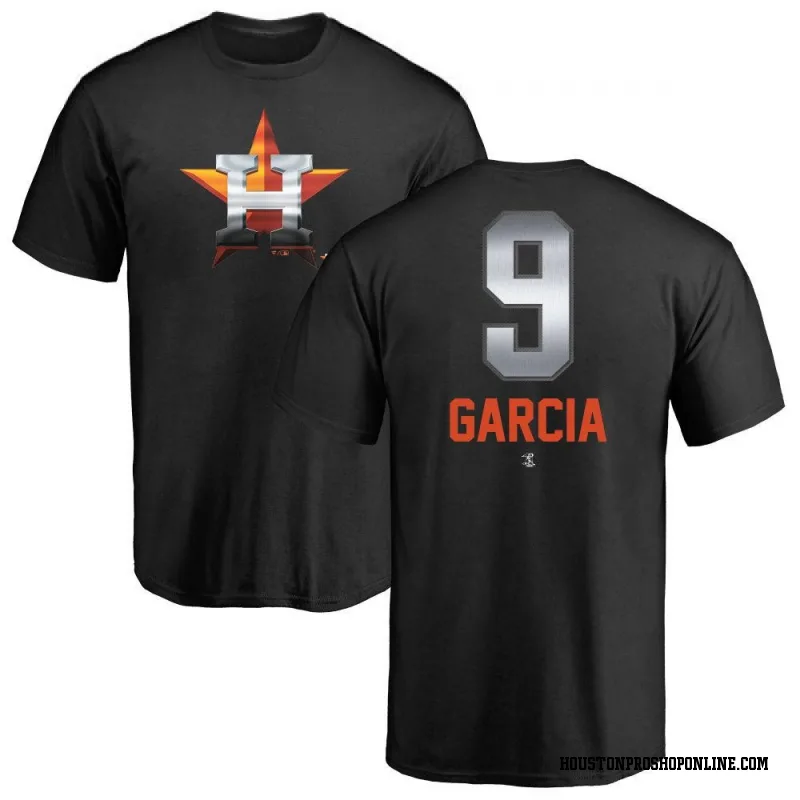 Roy Oswalt Houston Astros Women's Black Midnight Mascot V-Neck T-Shirt 