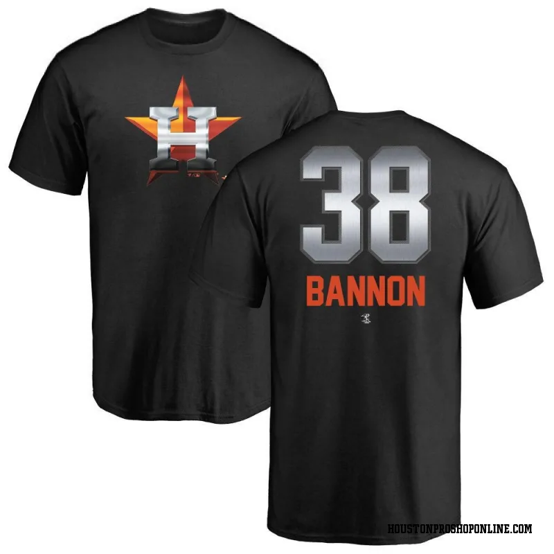 Lance Berkman Houston Astros Women's Backer Slim Fit T-Shirt - Ash