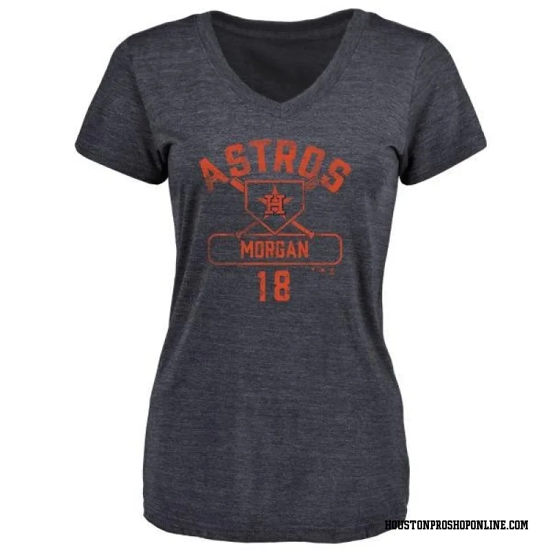 Cesar Geronimo Houston Astros Women's Backer Slim Fit T-Shirt - Ash
